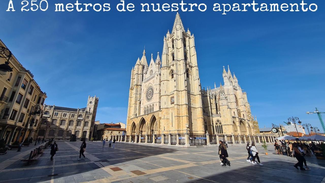 Www Sanmartinplaza Es En El Corazon Del Casco Historico Apartment Leon Exterior photo